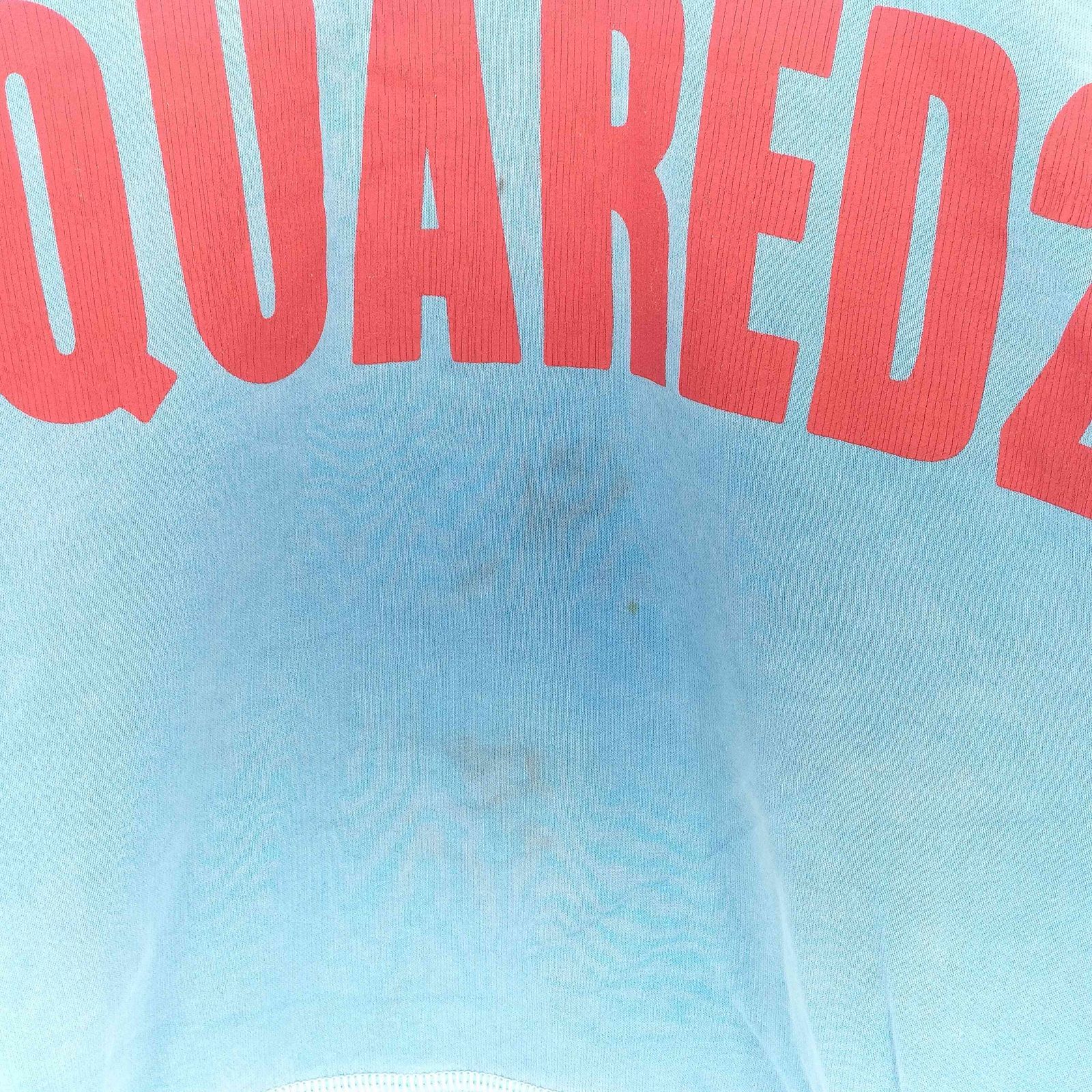 ディースクエアード DSQUARED2 ロゴプリントクルーネックスウェット