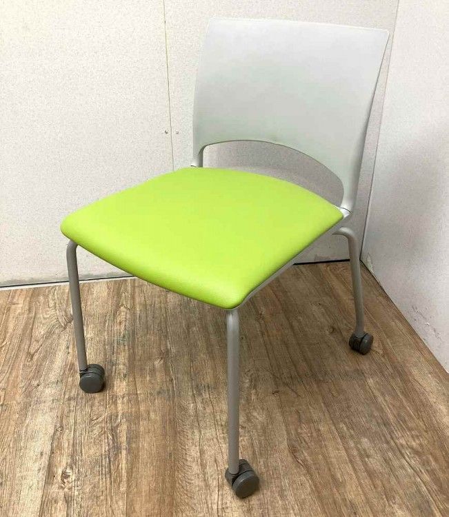 【アウトレット品】ライオン Epit(エピット)シリーズ スタッキングチェア No.1552S グリーン