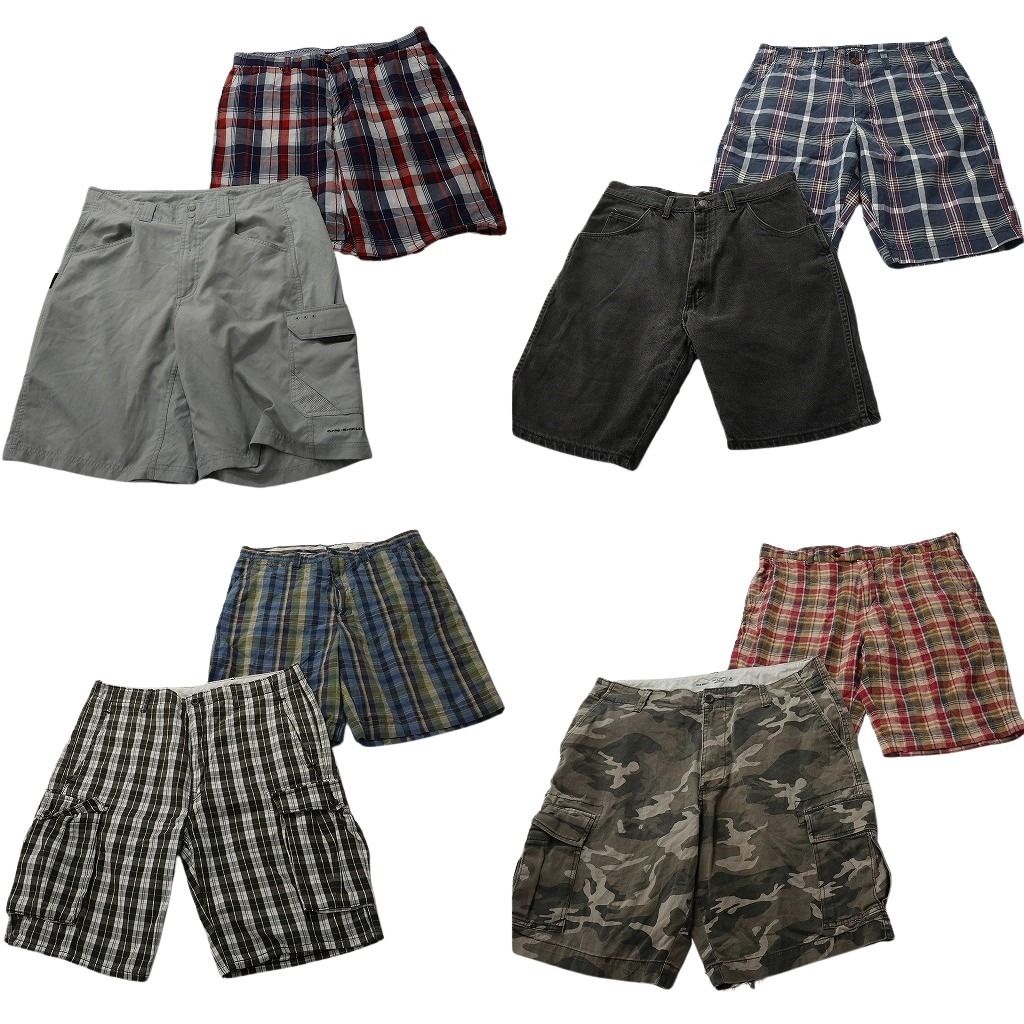 古着卸 まとめ売り ブランドMIX ショートパンツ 8枚セット ( メンズ 36 ) コロンビア ノーティカ リーバイス ブルックス 中古 古着 NE9364