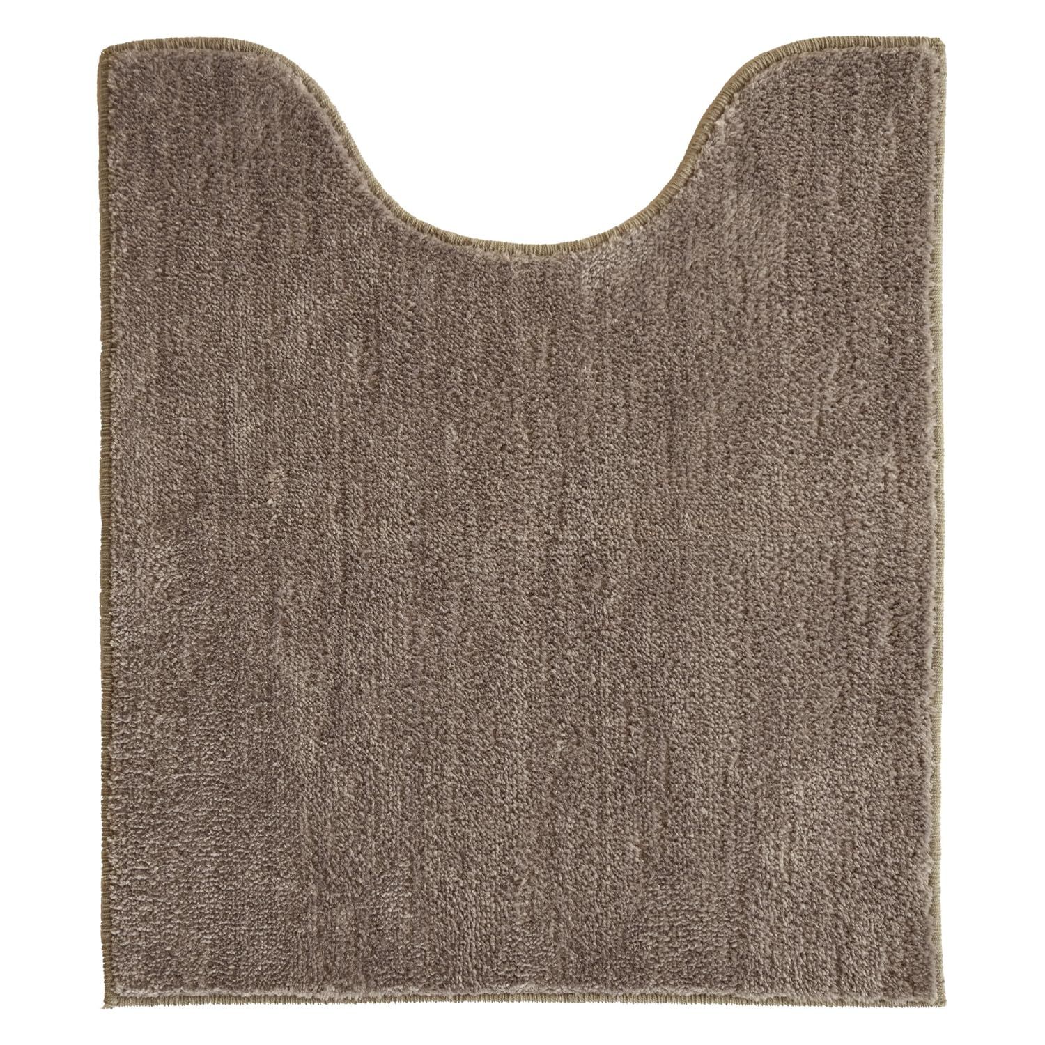 新品 オカ(OKA) コクーン トイレマット ロングサイズ 約70cm×60cm ブラウン (シンプル モダン 無地 洗える 滑り止め ロング 大判)