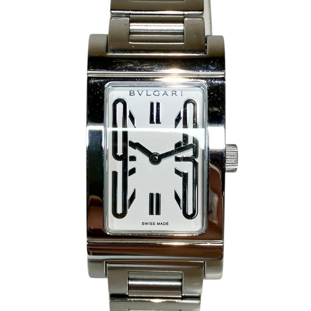 ブルガリ BVLGARI 腕時計 総重量約74g SS SS クオーツ ホワイト文字盤 RT39S レディース