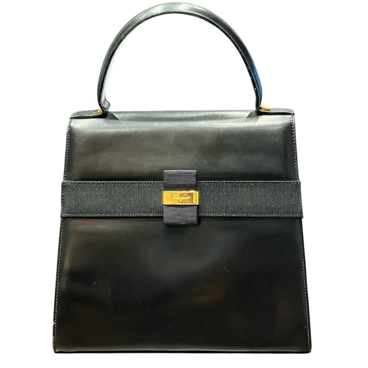 サルヴァトーレフェラガモ Salvatore Ferragamo ヴァラリボン ハンドバッグ レザー レディース