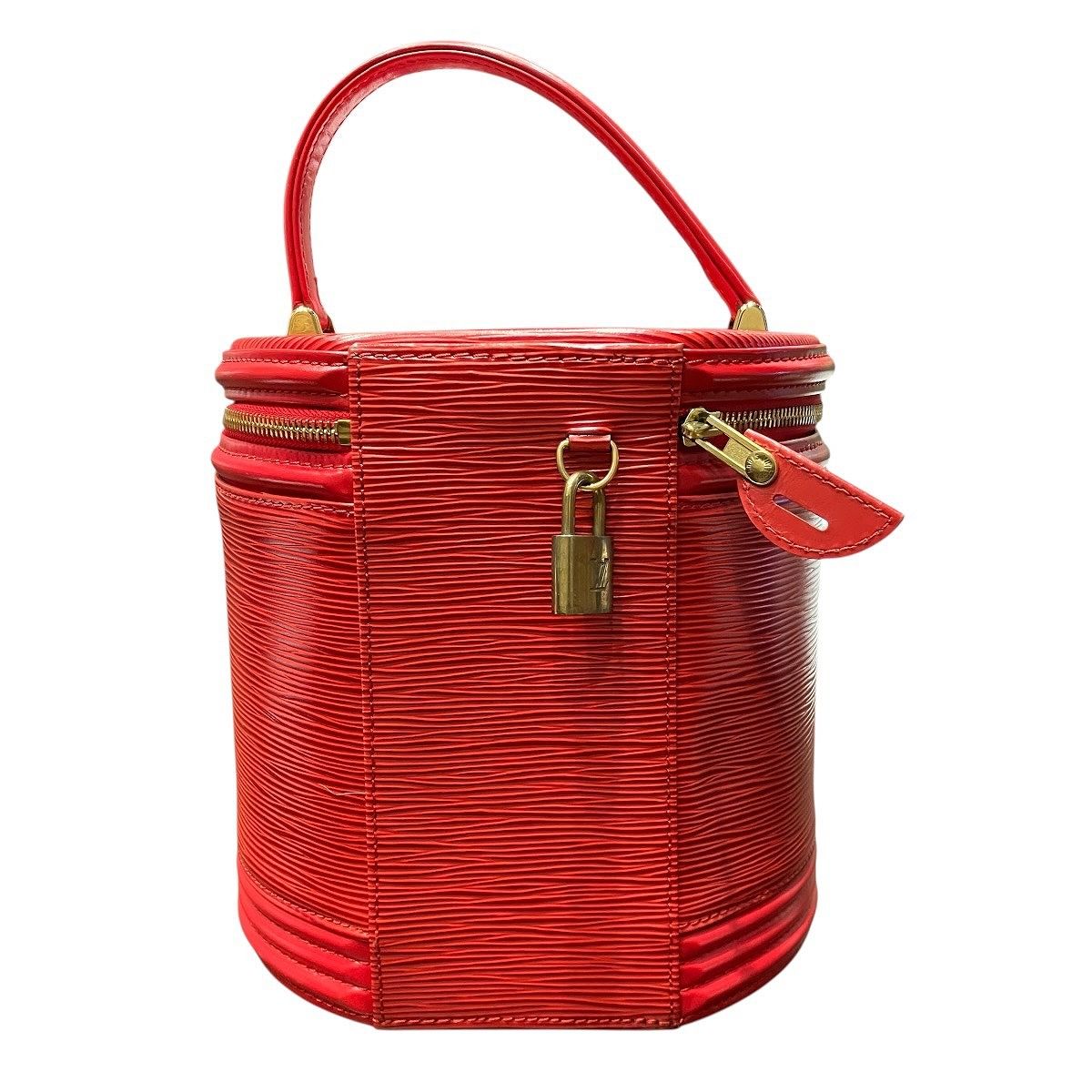 ルイ・ヴィトン LOUIS VUITTON カンヌ エピ ハンドバッグ レザー 
