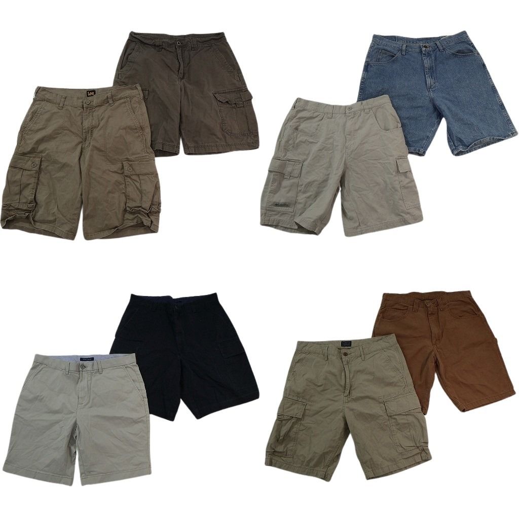 古着卸 まとめ売り ブランドMIX ショートパンツ 8枚セット ( メンズ 34 ) コロンビア ノーティカ リーバイス トミー 中古 古着 NE9429