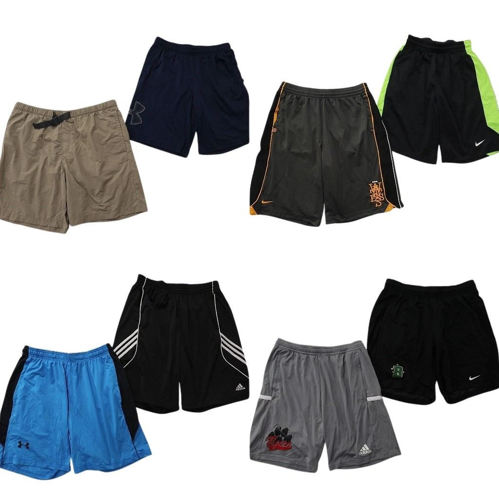 古着卸 まとめ売り ブランド ショートパンツ 8枚セット ( メンズ L ) アディダス コロンビア ナイキ イージーパンツ 中古 古着 NE9474 11,076円