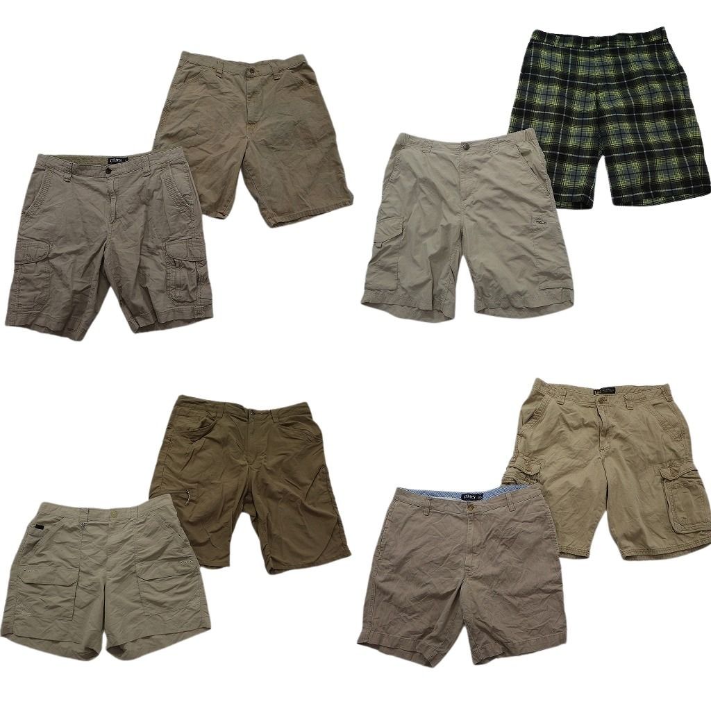 古着卸 まとめ売り ブランド ショートパンツ 8枚セット ( メンズ 36 ) パタゴニア コロンビア チャップス LEE ナイキ 中古 古着 NE9482