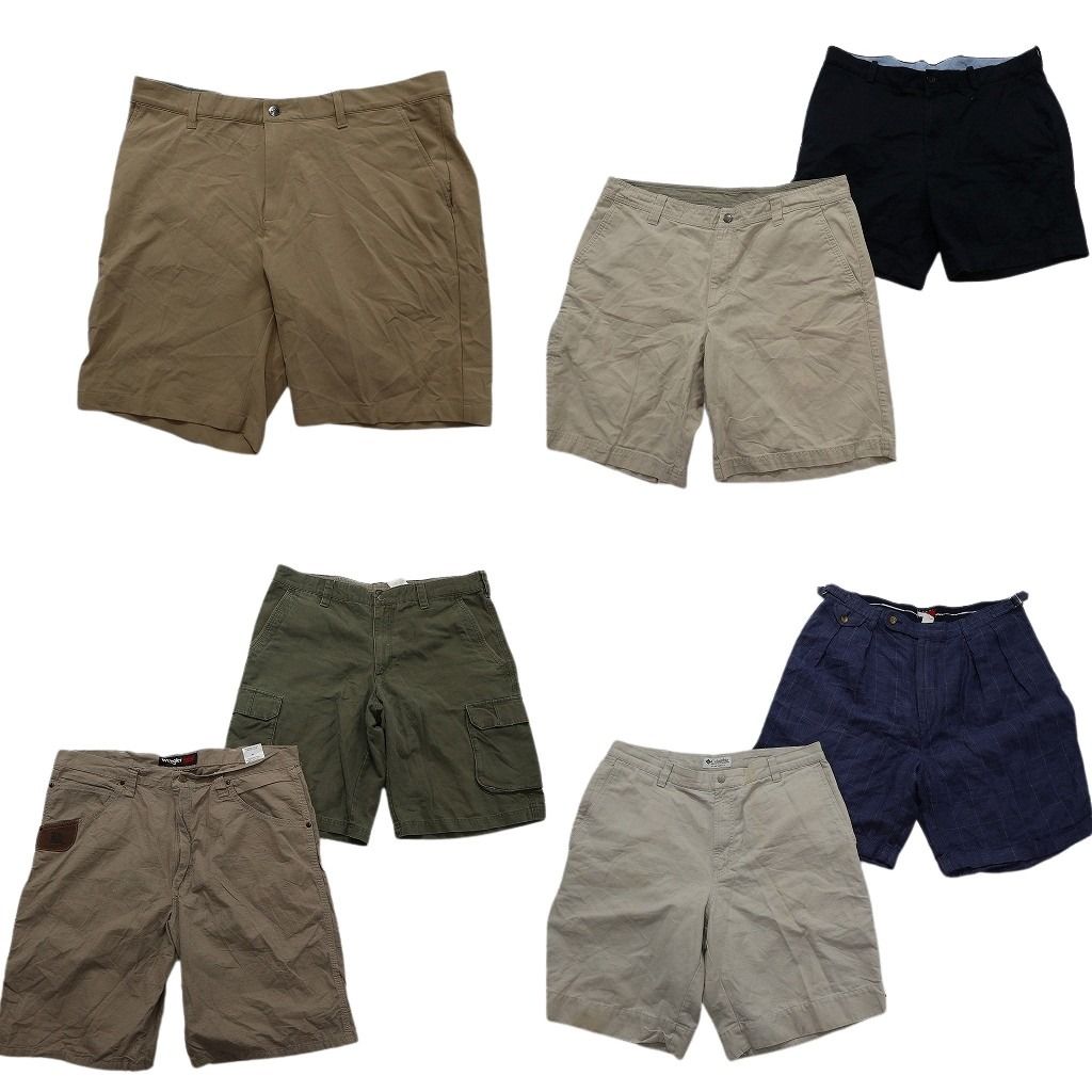 古着卸 ブランド ショートパンツ 7枚セット ( メンズ 38/36 ) トミー フラッグタグ コロンビア ブルックスブラザーズ 中古 古着 NE9487