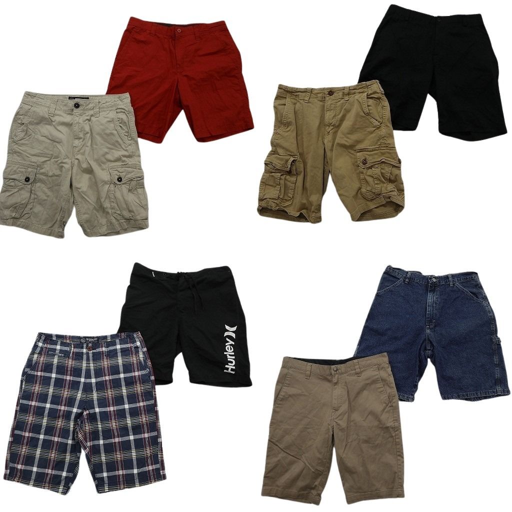 古着卸 まとめ売り ブランド ショートパンツ 8枚セット ( メンズ 32 ) コロンビア ナイキ アメリカンイーグル 中古 古着 NE9500