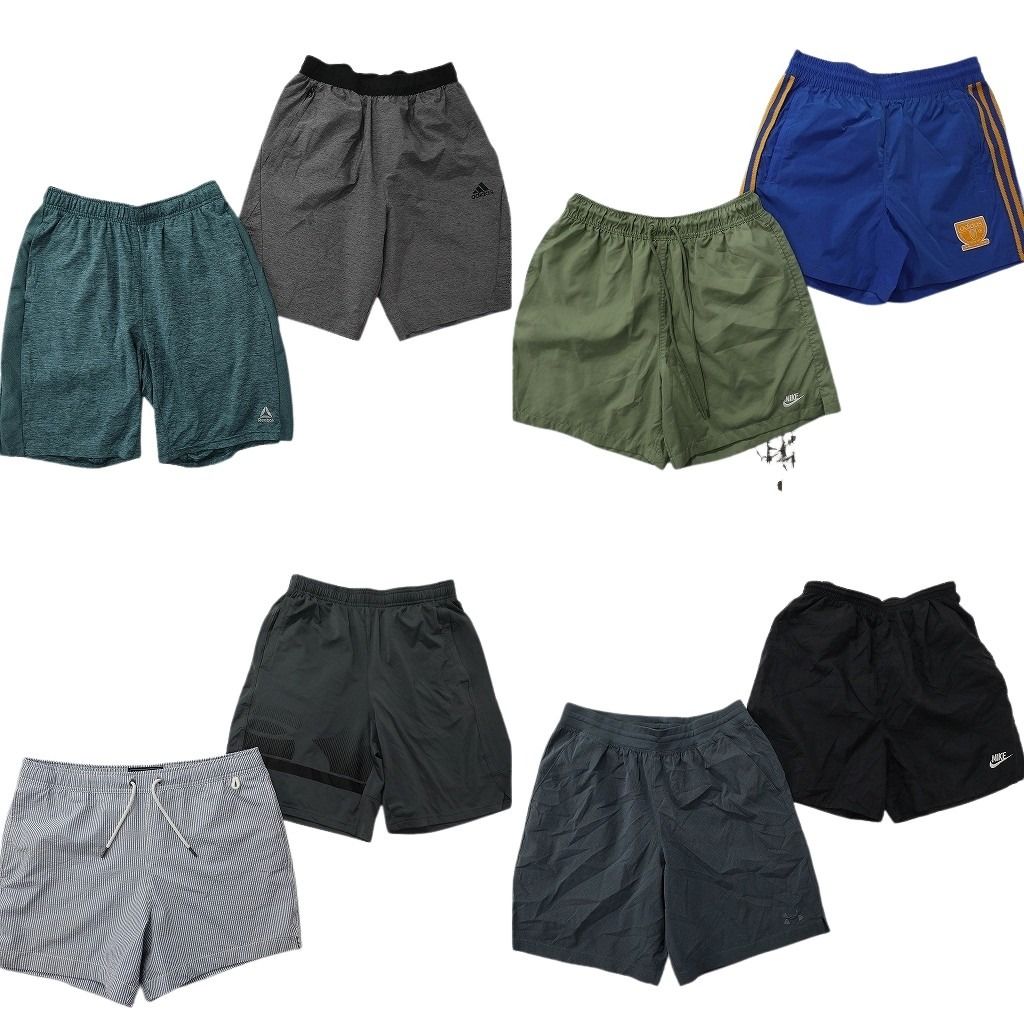 古着卸 まとめ売り ブランド ショートパンツ 8枚セット ( メンズ M ) リーボック ナイキ アディダス アバクロ 中古 古着 NE9542