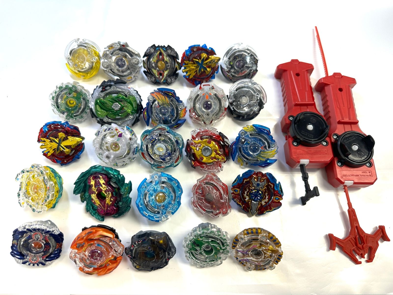 現状品 タカラトミー ベイブレードバースト 25個 まとめセット ランチャー A 5/27