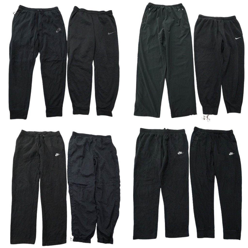 古着卸 まとめ売り NIKE ナイキ パンツMIX 8枚セット ( メンズ L ) ジョガー スウェット スウォッシュロゴ ジャージ 中古 古着 NE9618