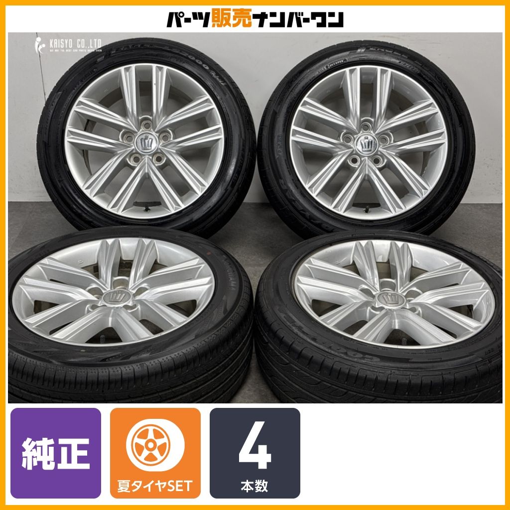 ★応援価格その7★ クラウンアスリート　純正アルミ　215/55R17 KR36 程度良好品】トヨタ 210 クラウン 純正 17in 7.0J +40 PCD114.3