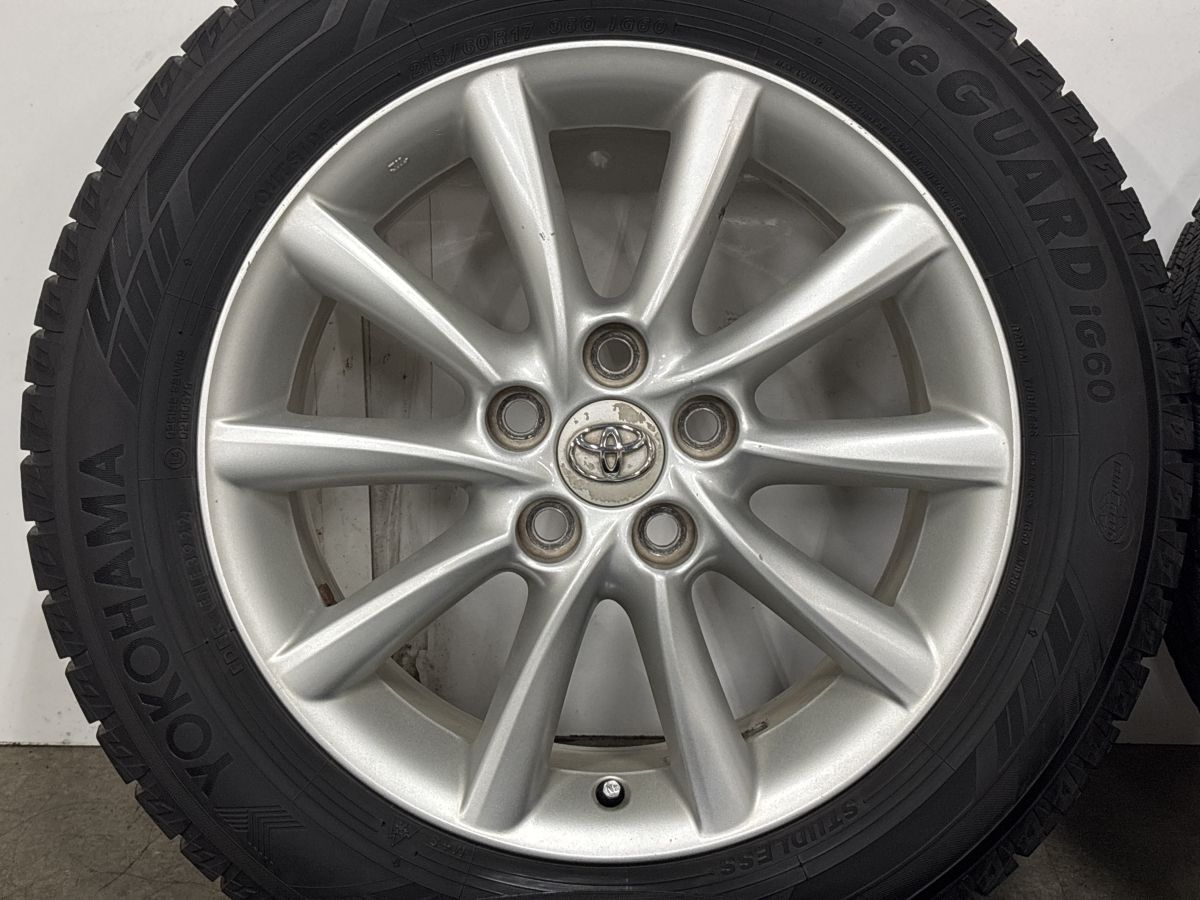 バリ溝】トヨタ エスティマ 純正 17in 7J +50 PCD114.3 ヨコハマ