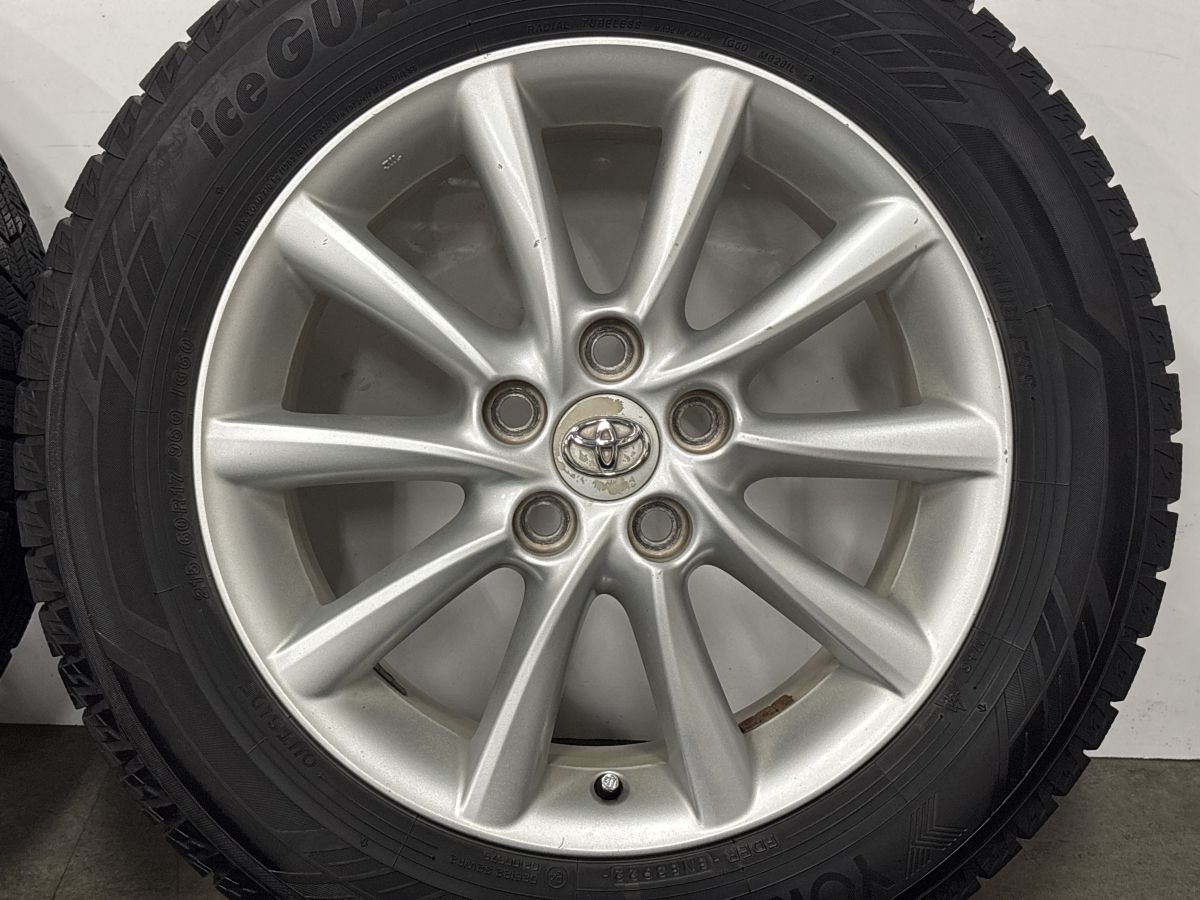 バリ溝】トヨタ エスティマ 純正 17in 7J +50 PCD114.3 ヨコハマ