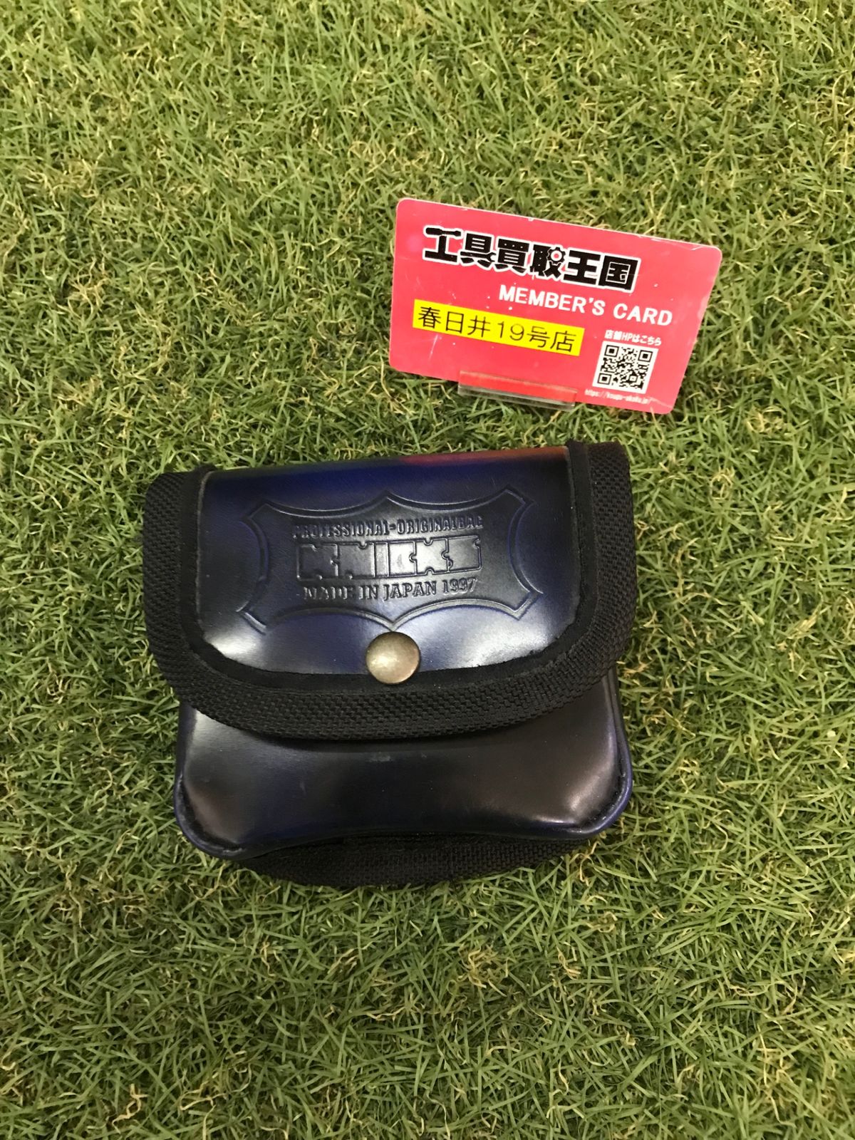 中古品】【0906】KNICKS(ニックス) ADV-100BOX-BL アドバンガラス革 
