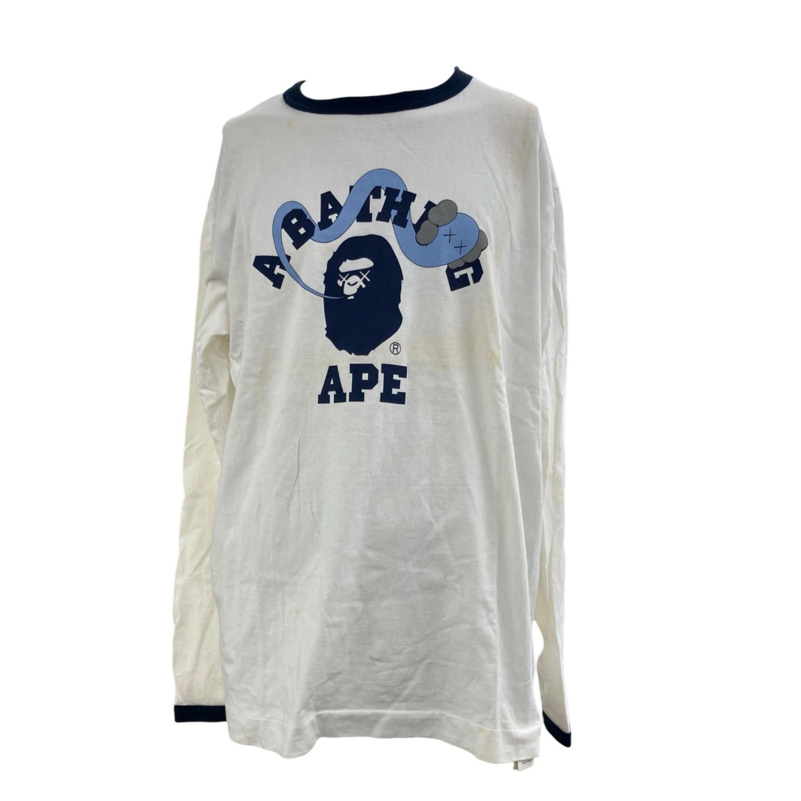 199990 A BATHING APE アベイシングエイプ ロンT 長袖Tシャツ APE