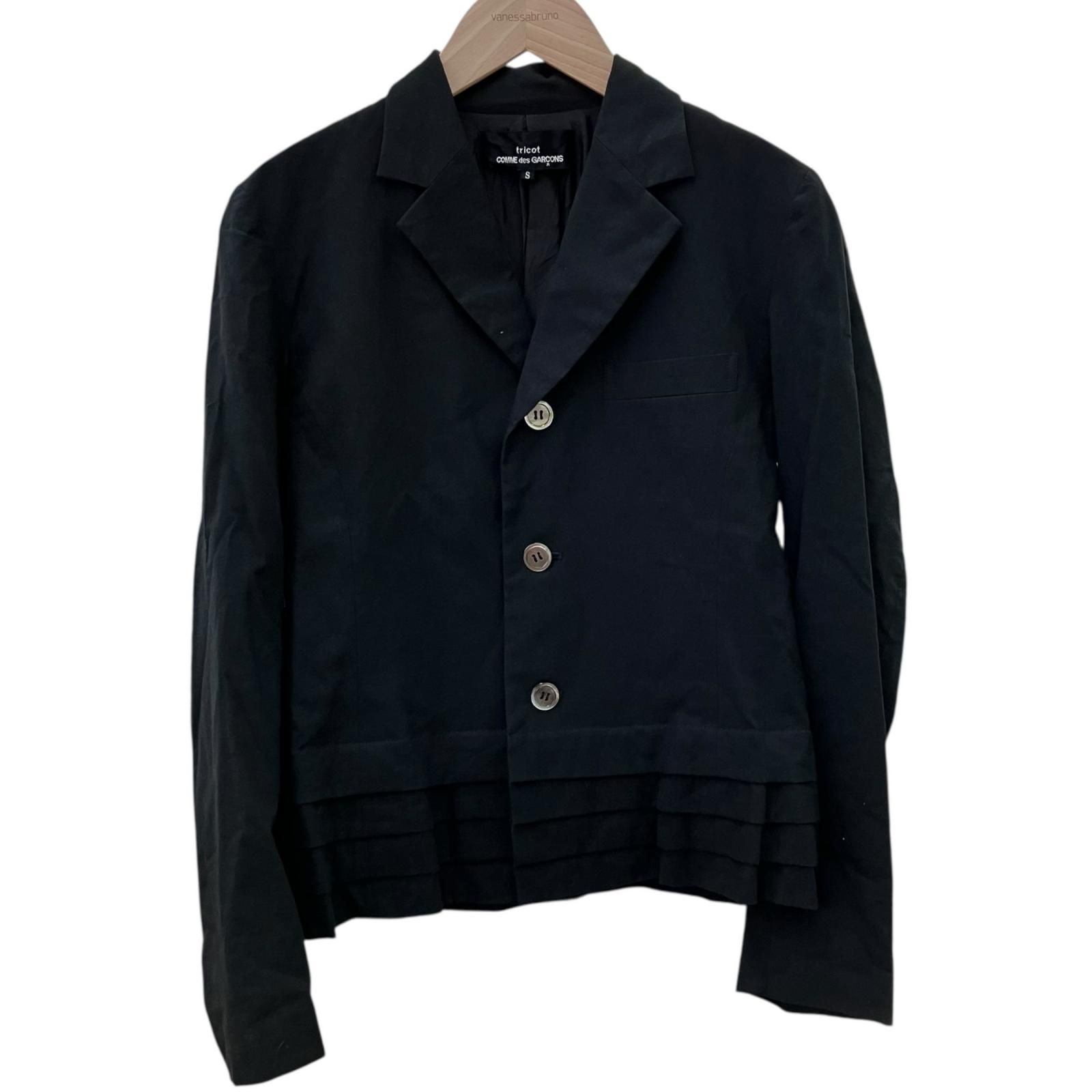 199990 tricot COMME des GARCONS トリココムデギャルソン ジャケット ブラック レディース