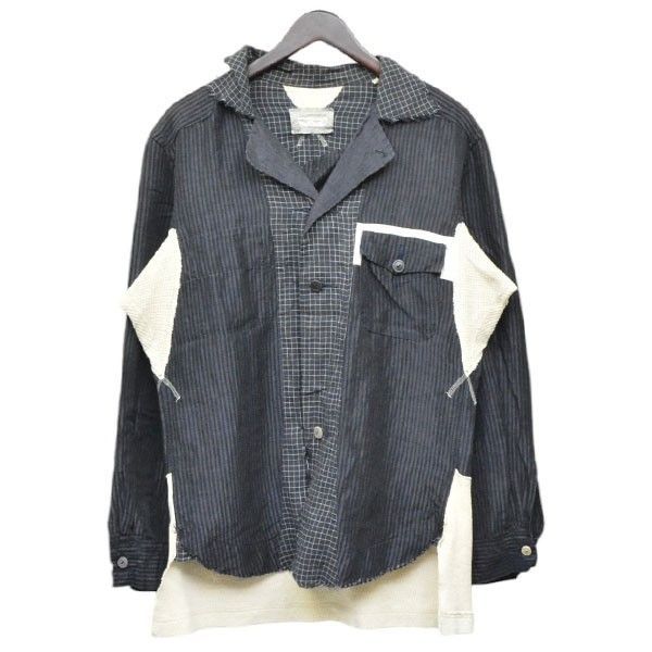 TAKAHIROMIYASHITA TheSoloIst. タカヒロミヤシタザソロイスト 2011SS Reconstructed Cowboy Shirt 再構築 カウボーイシャツ s.0118 8054000245994