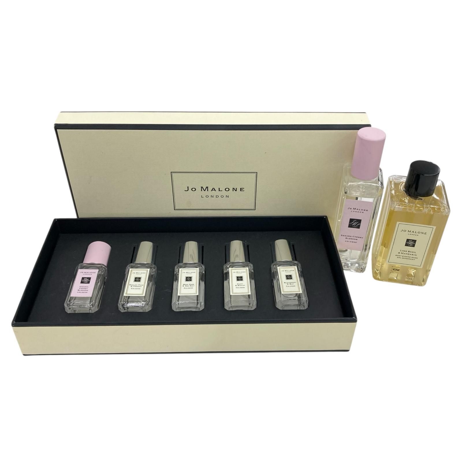186001 現状品 JO MALONE ジョーマローン コロン コレクション 9ml×5本 ボディ＆ハンド ウォッシュ 7点まとめ売り