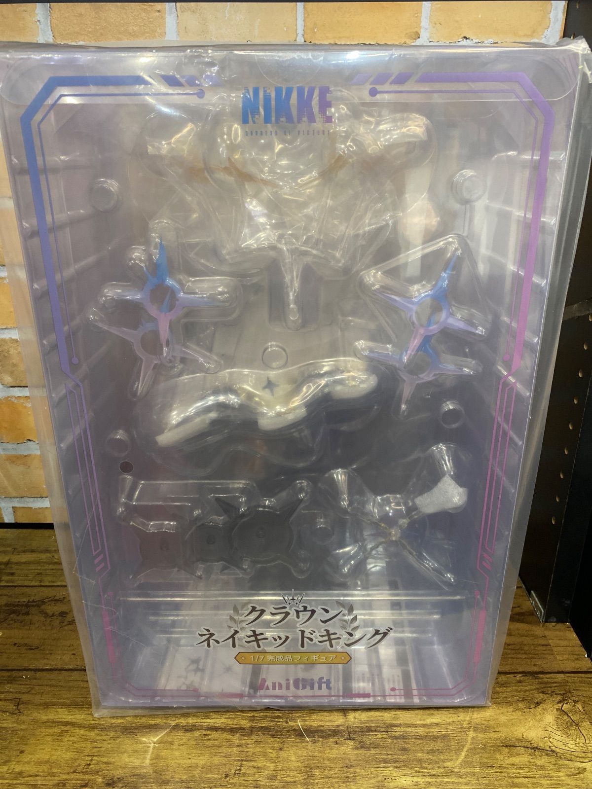 新品未開封】 勝利の女神：NIKKE クラウン ネイキッドキング 1/7 完成