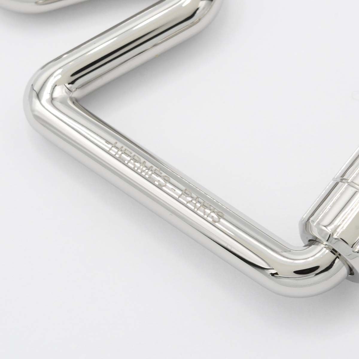 HERMES エルメス シュバル キーリング キーホルダー シルバーカラー 箱