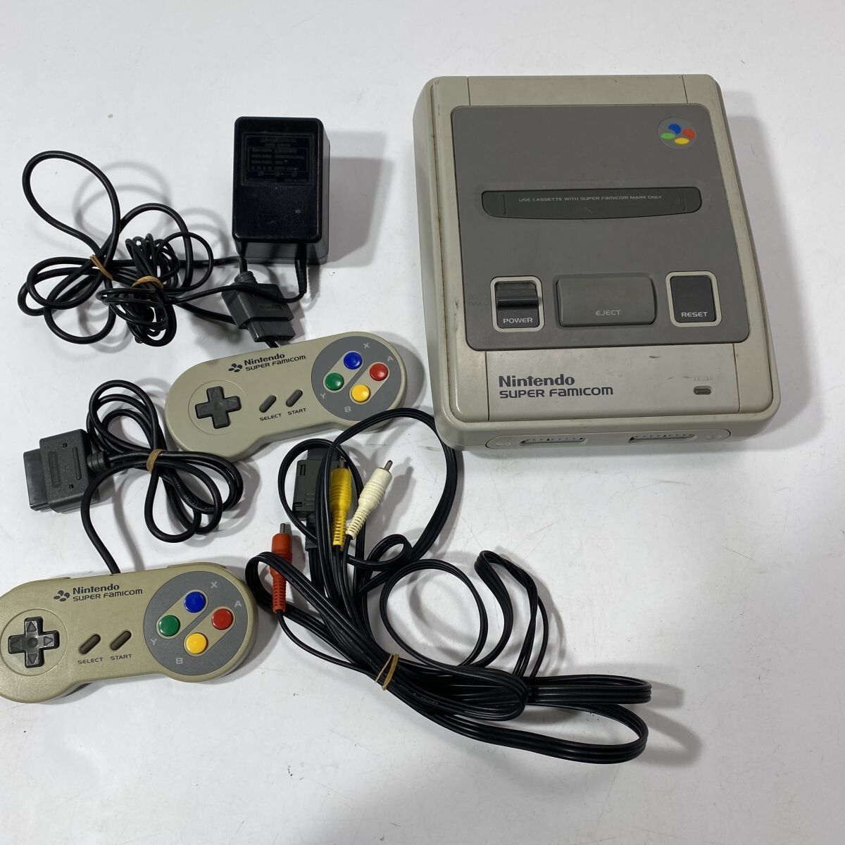 動作確認済み Nintendo スーパーファミコン SFC 本体 コントローラー