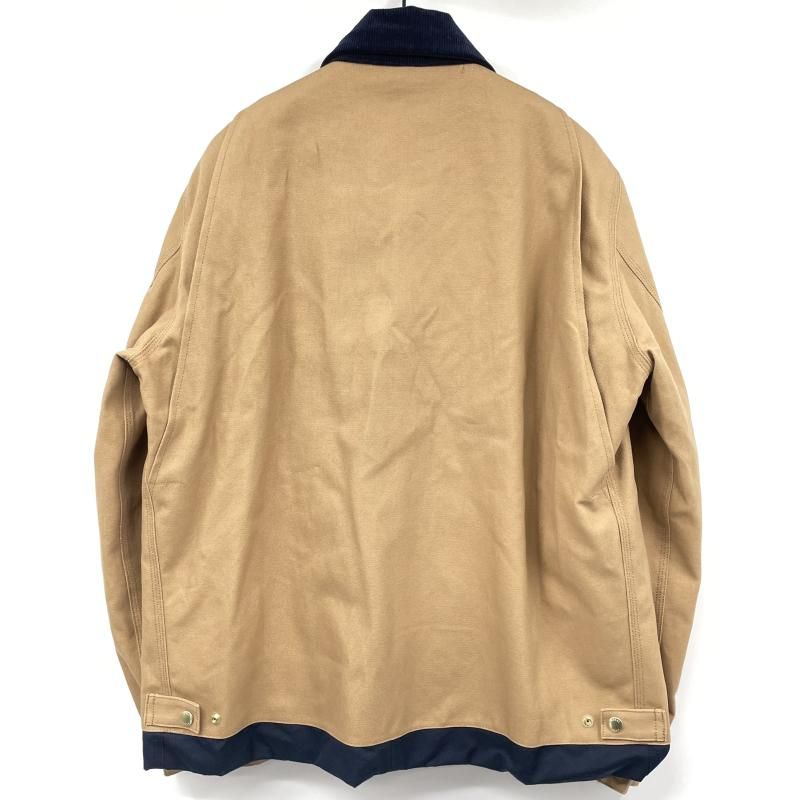 中古】sacai×Carhartt Reversible Jacket ネイビー/ベージュ サイズ2 