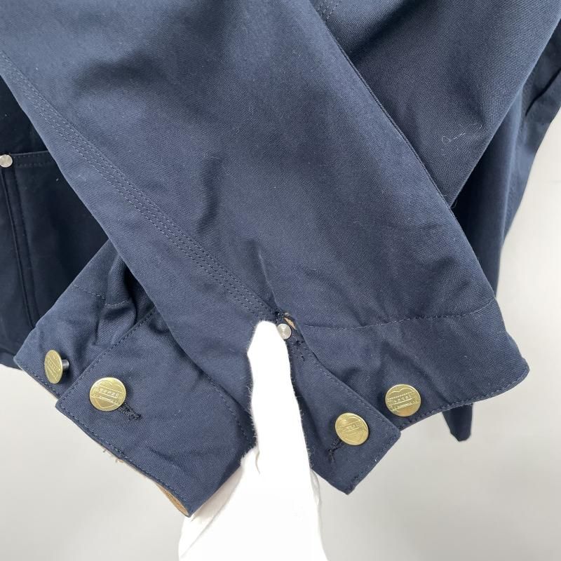 中古】sacai×Carhartt Reversible Jacket ネイビー/ベージュ サイズ2