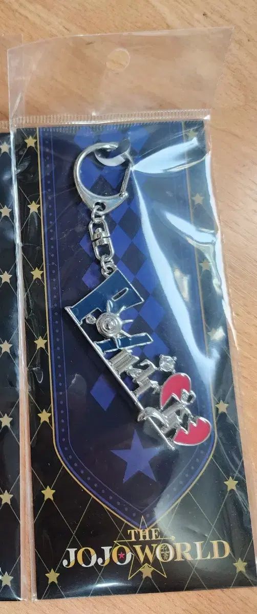 未開封 傷確認) ジョジョの奇妙な冒険 ジョジョWORLD ポール・ポルナレフ モチーフ キーホルダー