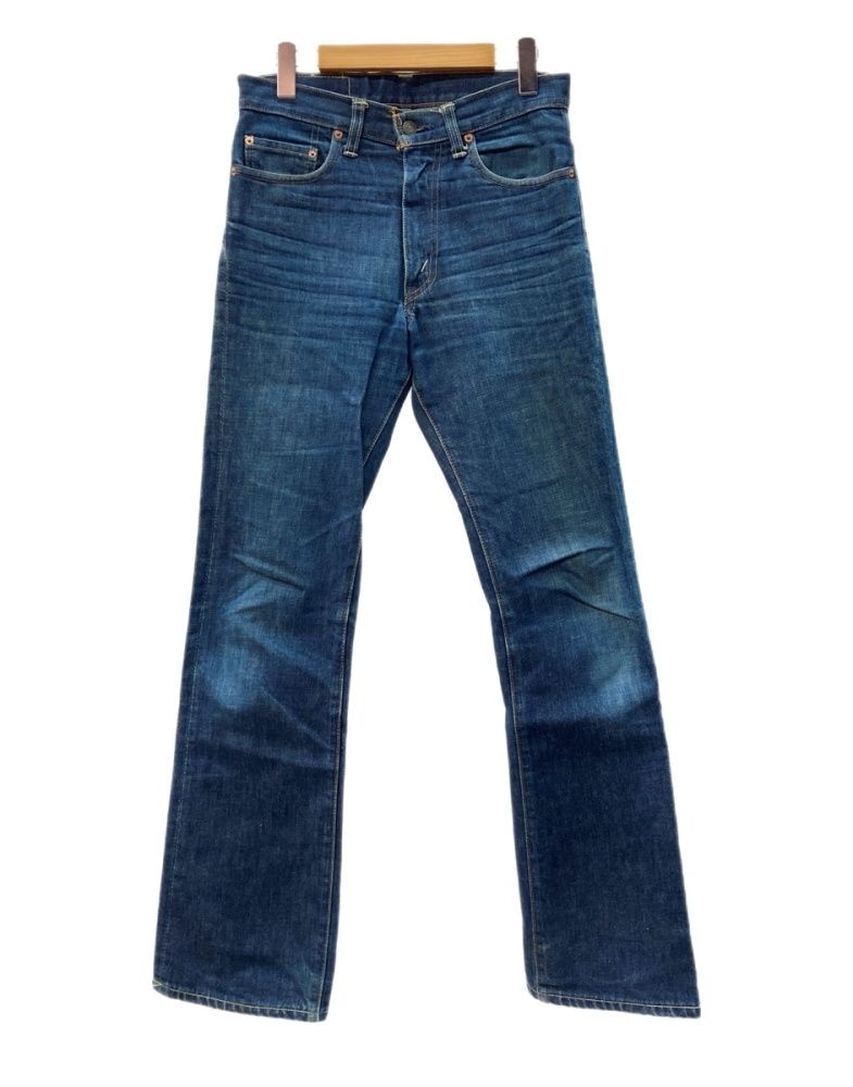 リーバイス Levi's 90s Denim Pants デニム パンツ ジップフライ ボタン裏555 ジーンズ インディゴ 青 ロゴ 517 デニム ブルー サイズW29L32 104MB-551