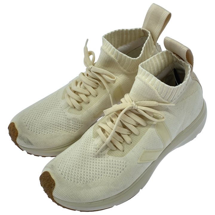VEJA×Rick Owens MID BUTTER ホワイト 24.5
