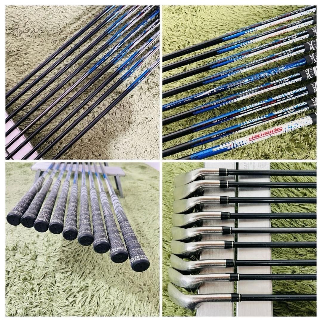中古】アクセル ZX HM フルセット キャディバック付き 13本セット