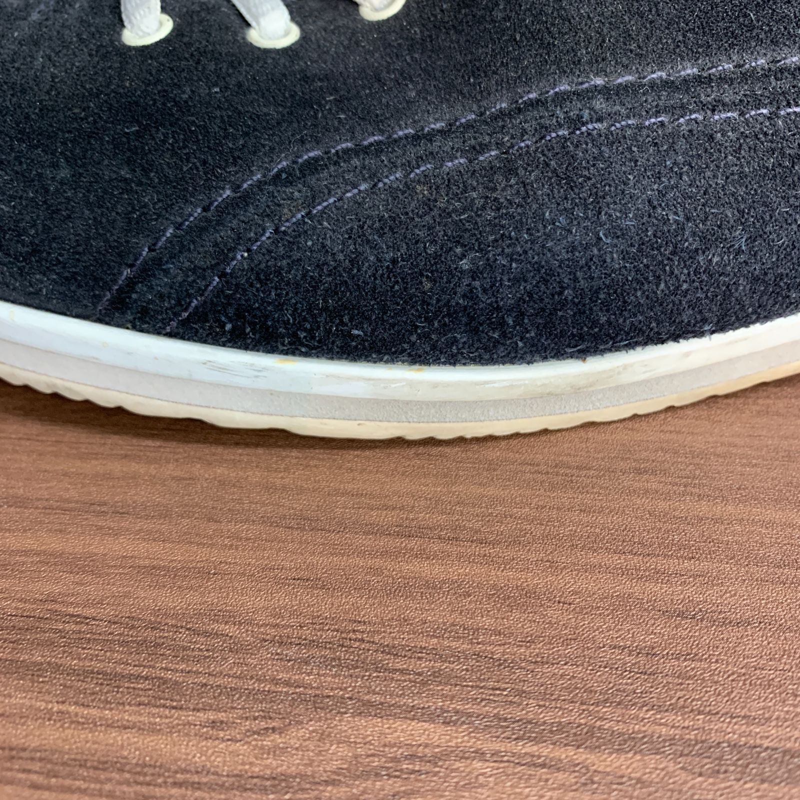 PRADA プラダ スエード スニーカー ダークネイビー メンズ 28cm