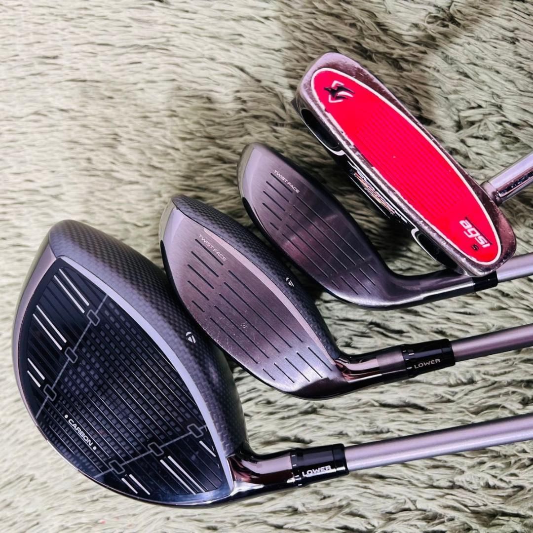 中古】テーラーメイド Qi35 フルセット キャディバック付き 11本セット