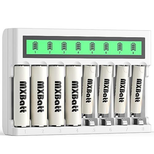 ニッケル水素電池 充電池 単3 充電器セット 単3 充電池 4本 単4 充電池 4本 充電池充電器セット 単三 単四 ニッケル水素、ニカド充電池に対応(沖縄・離島の方不可) d693cacb