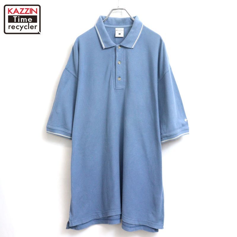 00s Columbia 鹿の子 半袖ポロシャツ メンズ 表記Lサイズ