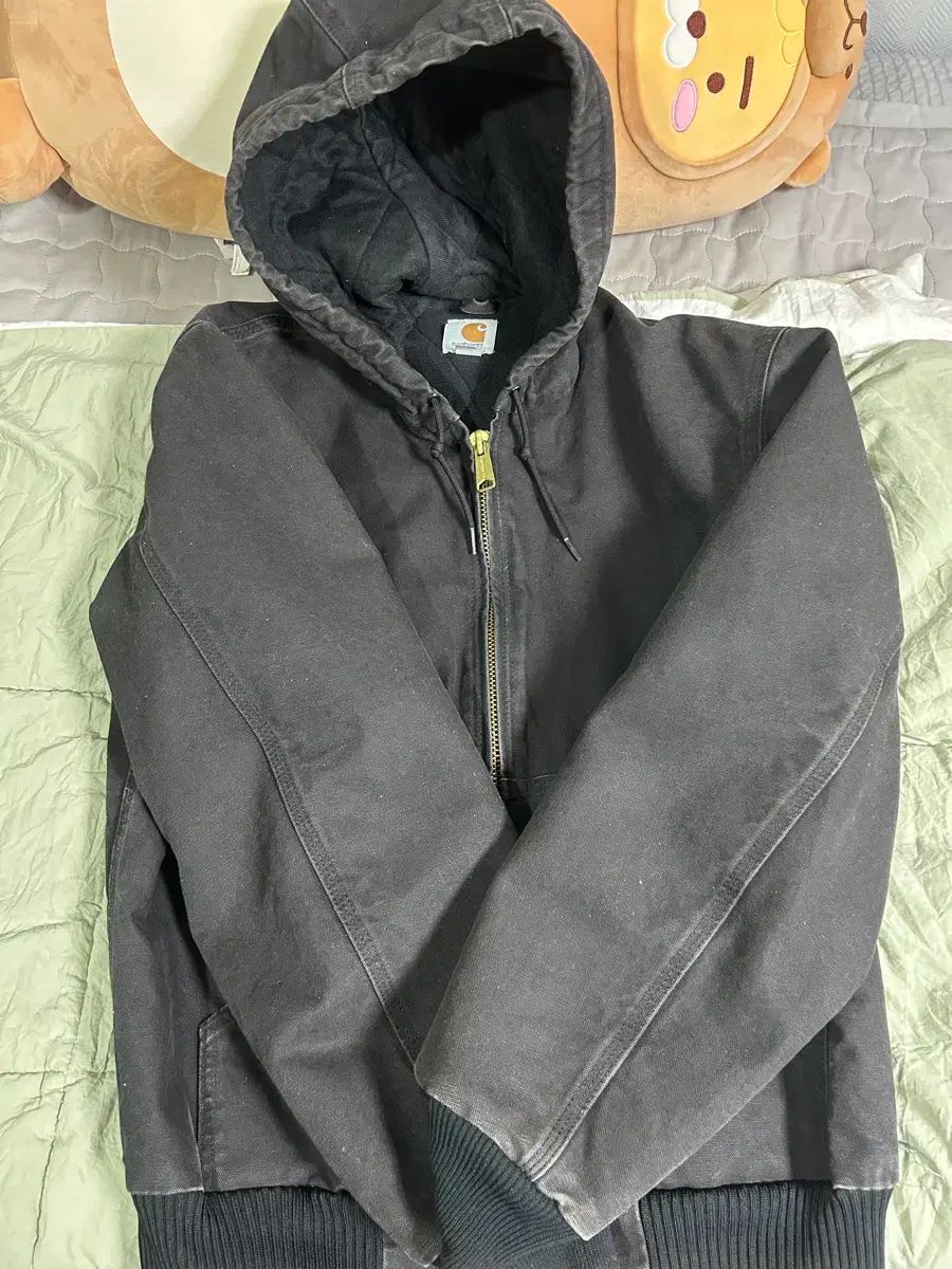 Carhartt カーハート J130 ブラック フード ウォーク ジャケット