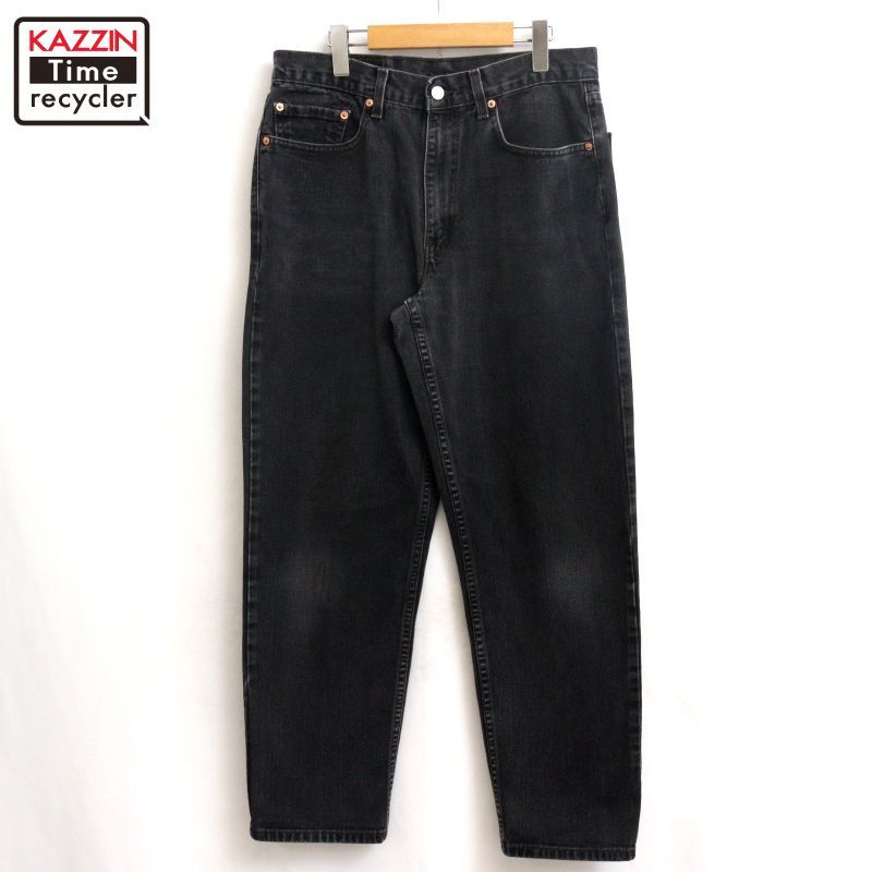 00s USA製 Levi's 550 ブラック デニムパンツ メンズ Mサイズ相当