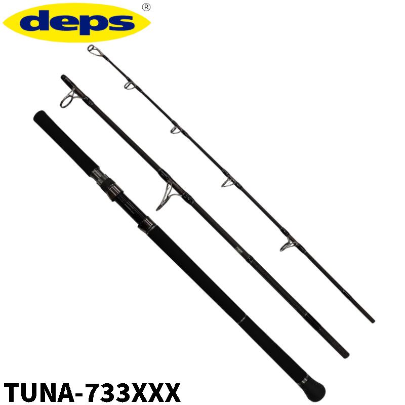 【現品限り】 デプス キャスティングロッド ヒュージカスタム・ビッグゲーム TUNA-733XXX モバイルロッド