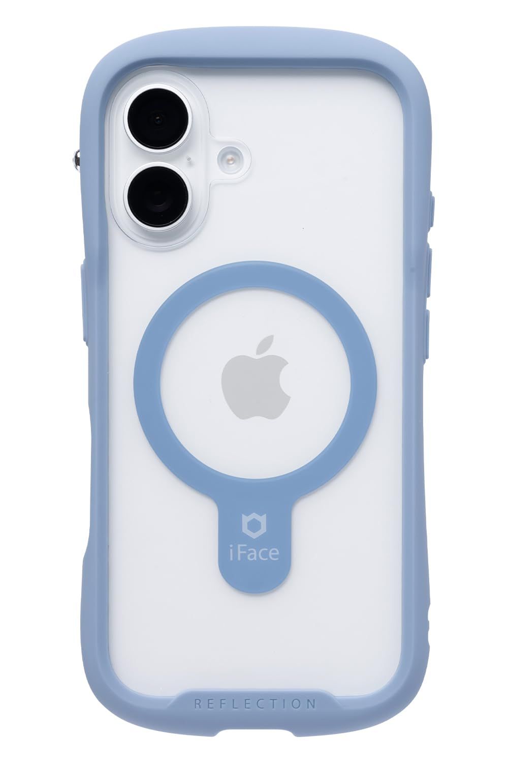 iFace MagSafe 対応 Reflection iPhone 16 ケース MagSynq クリア 強化ガラス(ペールブルー)【アイフェイス アイフォン16 用 スマホケース iphone16 カバー マグセー [ペールブルー] [iPhone 16]