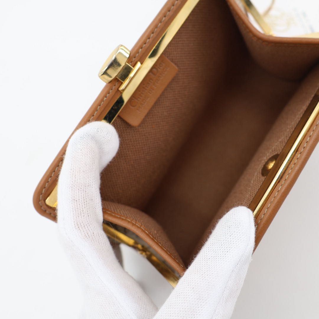 クリスチャンディオール Christian Dior ポーチ 小物入れ ハニカム柄