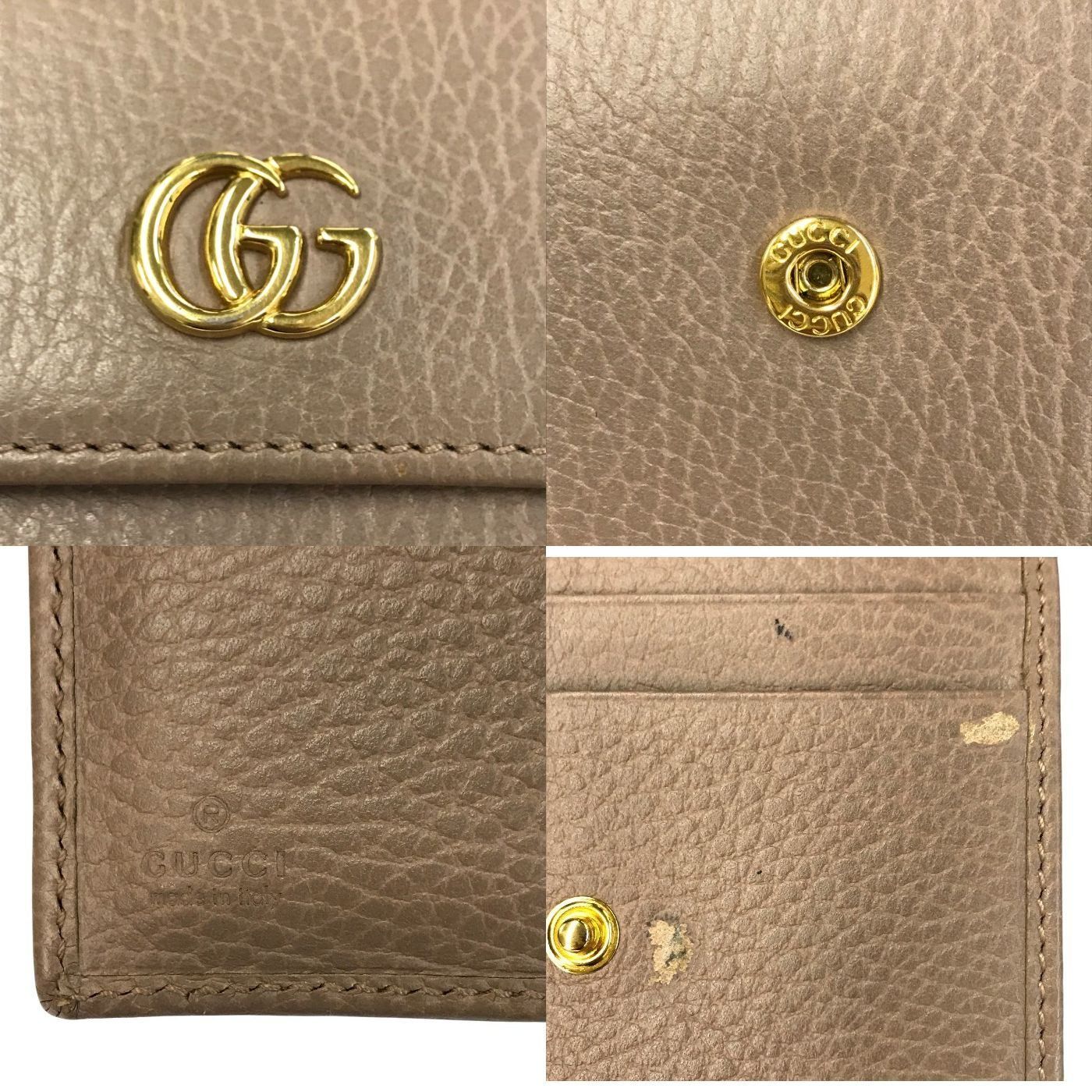 GUCCI グッチ GGマーモント 財布 レディース 3つ折り レザー