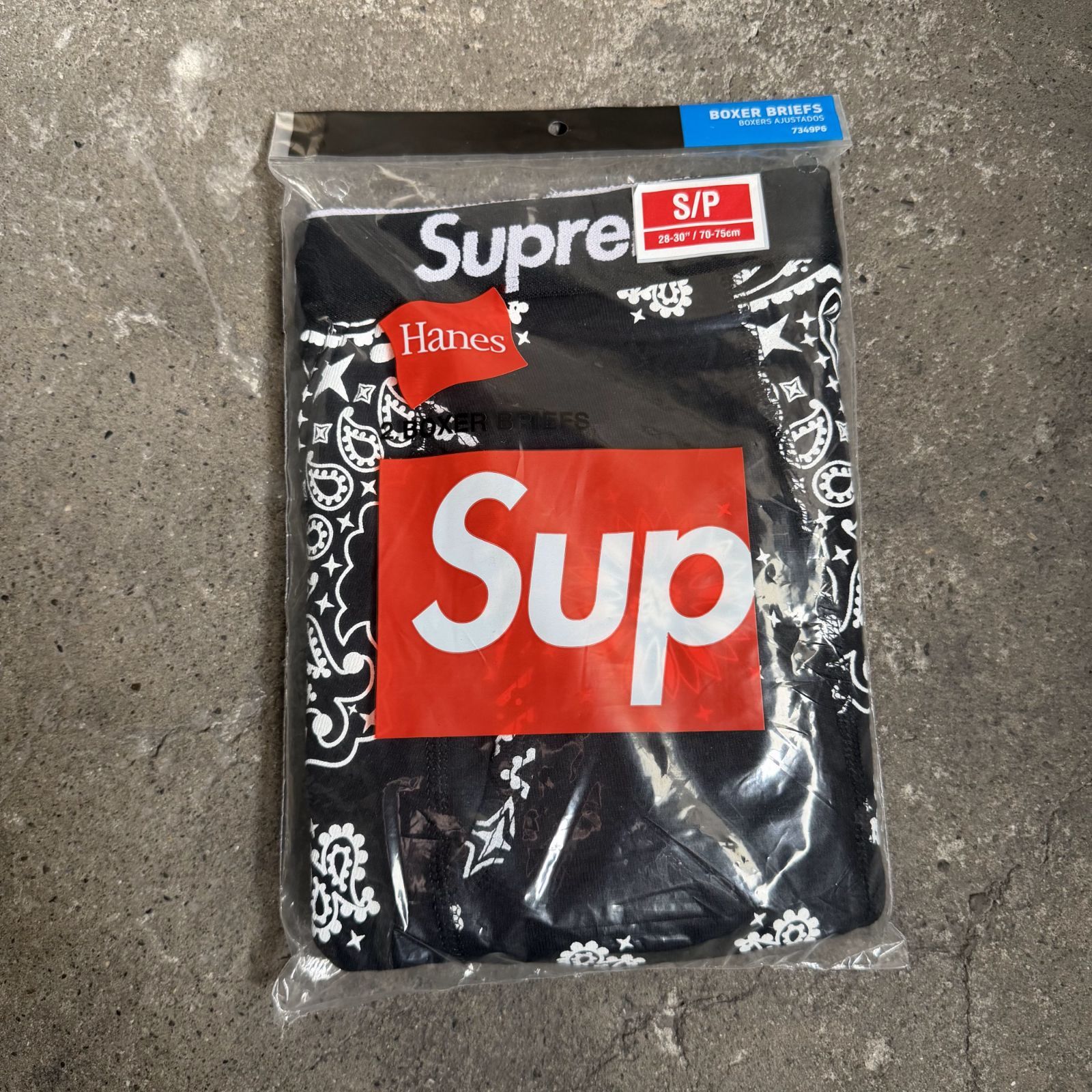 Supreme x Hanes 22aw Bandana Boxer Briefs 2PACK ブラック S