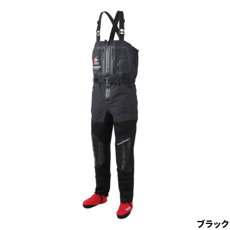 オレンジブルー ウェーダー マズメ ハイブリッドウェイダー 3L ブラック MZST-457