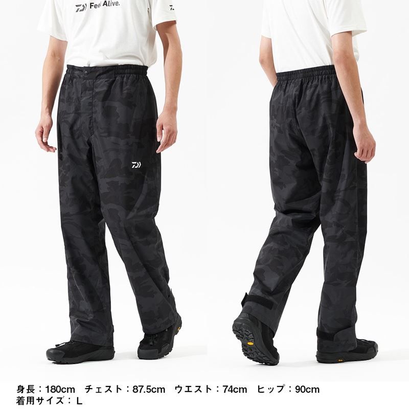 ダイワ ウェア DR-3625P RAINMAX レインパンツ XL ブラック - メルカリ