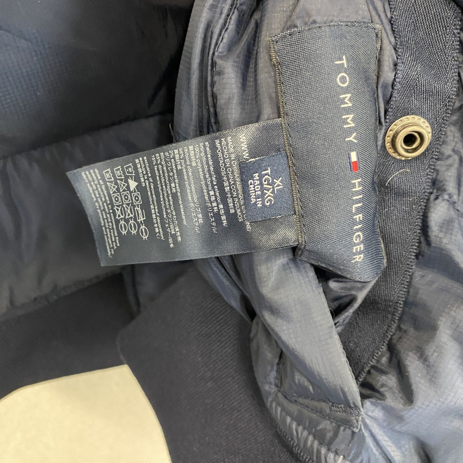 TOMMY HILFIGER トミーヒルフィガー リバーシブルダウンジャケット 