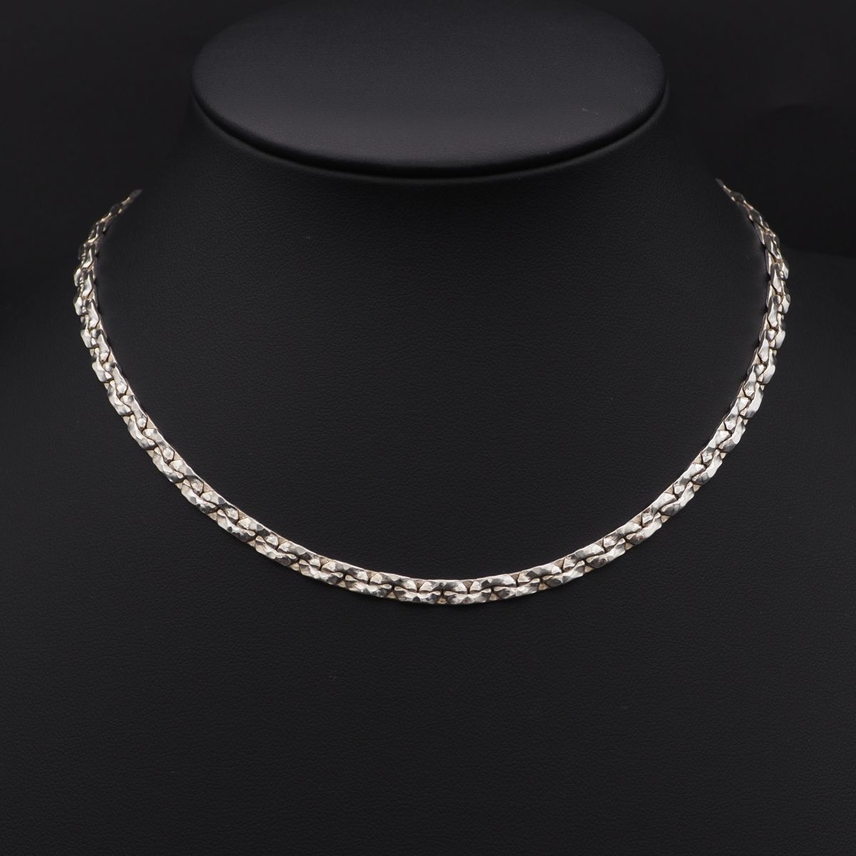W604 ヴィンテージ STERLING SILVER刻印 ネックレス チェーン デザイン シルバー
