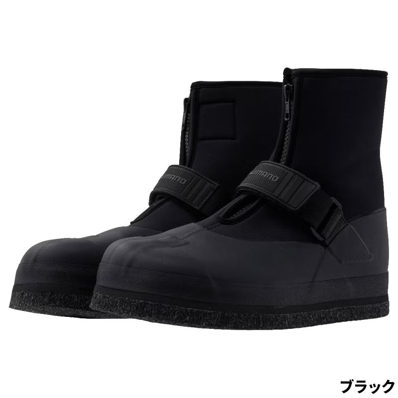 シマノ カットピンフェルトタビ 中割 L ブラック FT-045X