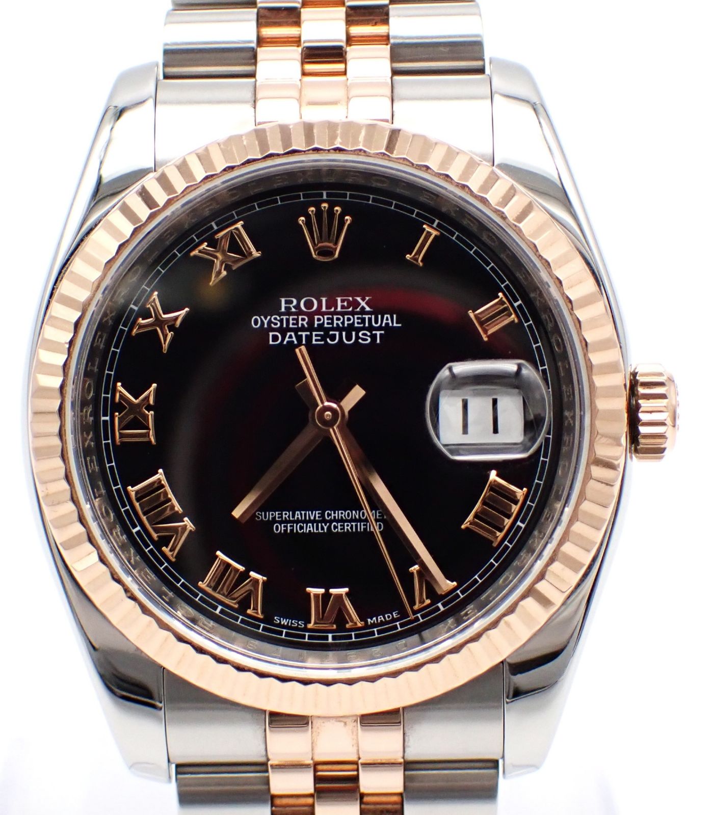 ROLEX(ロレックス) デイトジャスト 116231 SS/PG ステンレス ピンク 