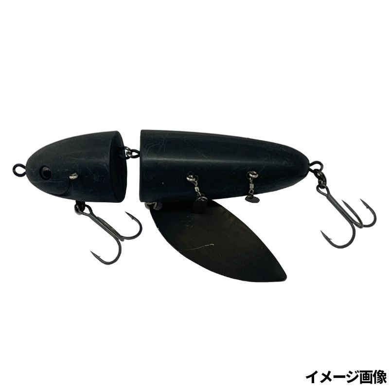 【現品限り】 ハイドアップ ルアー ノタノタ S #74 マットブラック/ブラックアイ